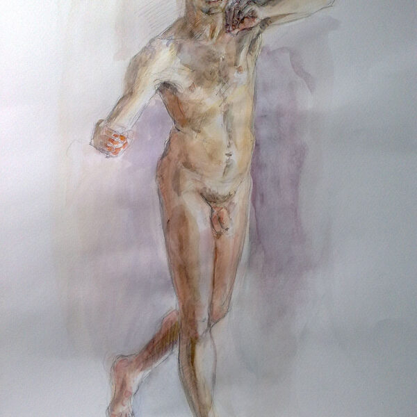 „Tänzer“, Aquarell