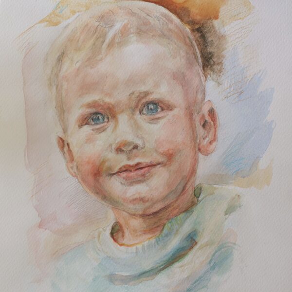 "Franz", Aquarellporträt