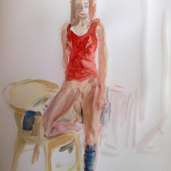 "Ballerina", acquerello