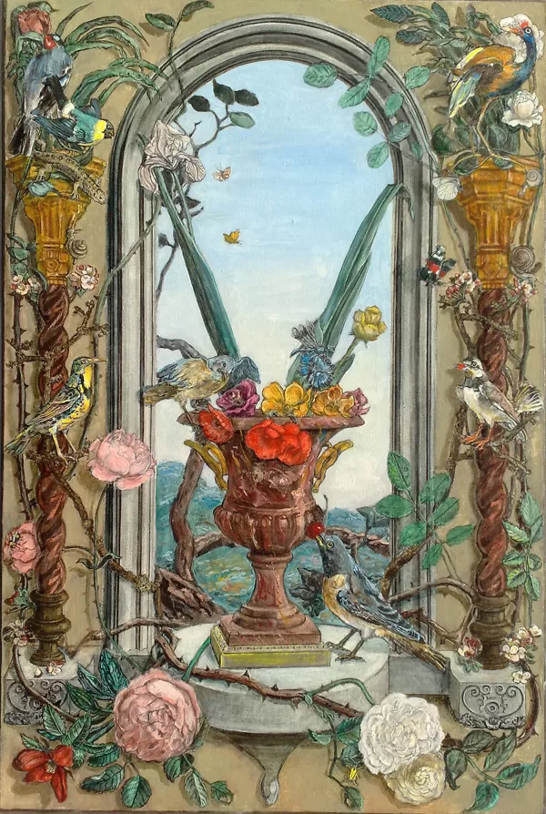 “The Four Seasons: Spring and Summer”, tempera and oil on canvas
