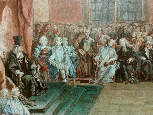 "Consilium in arena 2000" copia d'arte, dettaglio 1