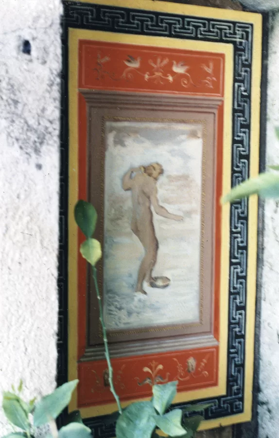 "Nascita di Venere", copia d'arte da Raffaello, pigmenti e legante acrilico su pannello